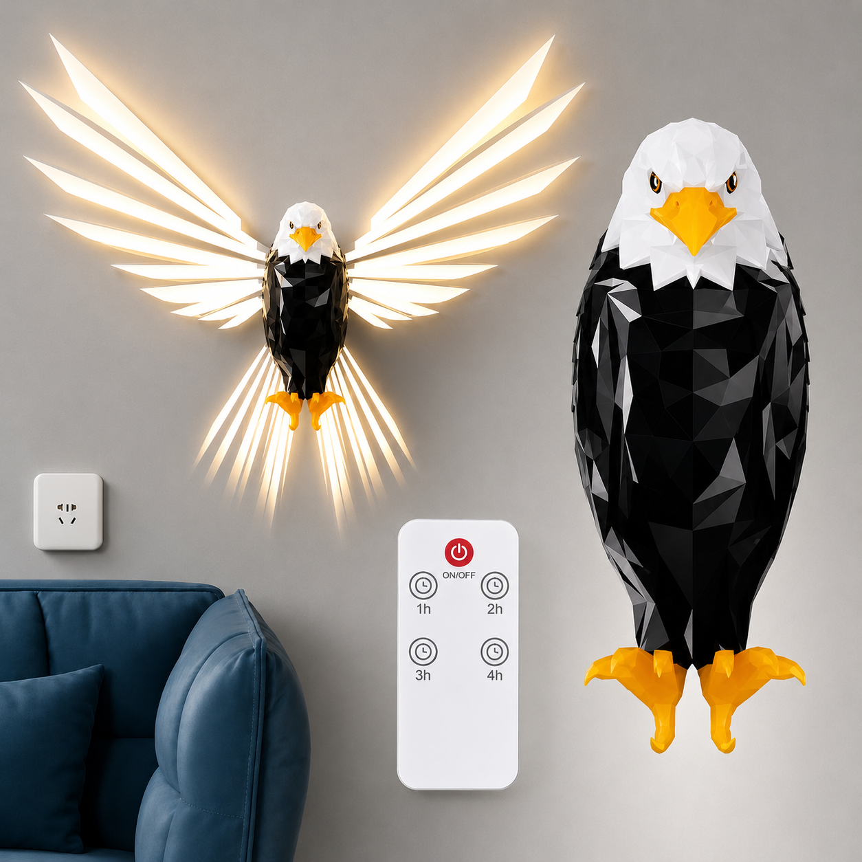 Eagle Wall Decoration Light