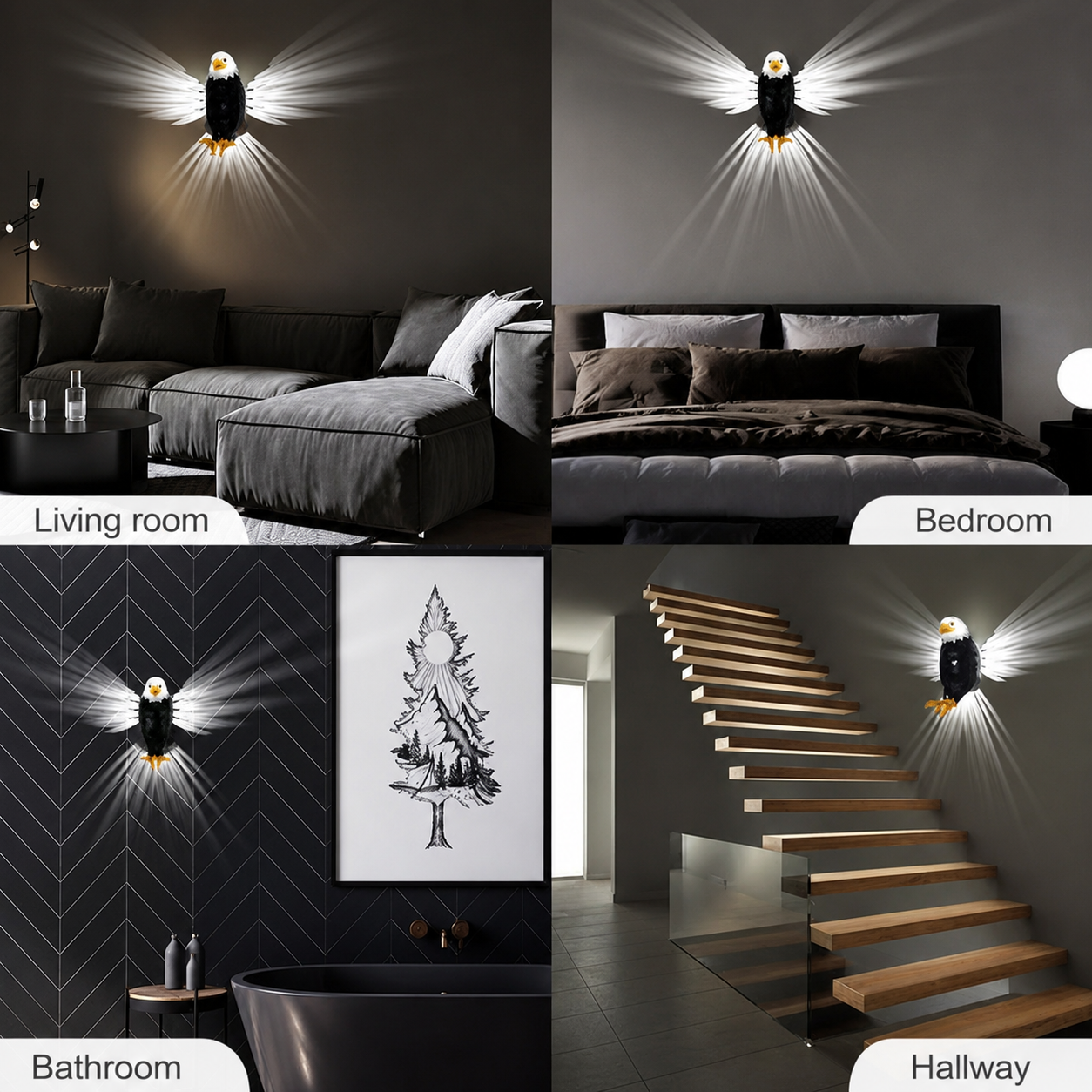 Eagle Wall Decoration Light