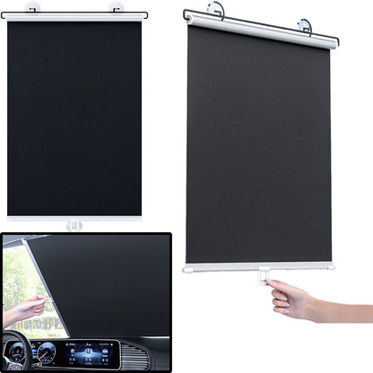 Retractable Suction Cup Window Roller Blind
