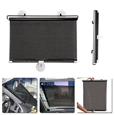 Retractable Suction Cup Window Roller Blind