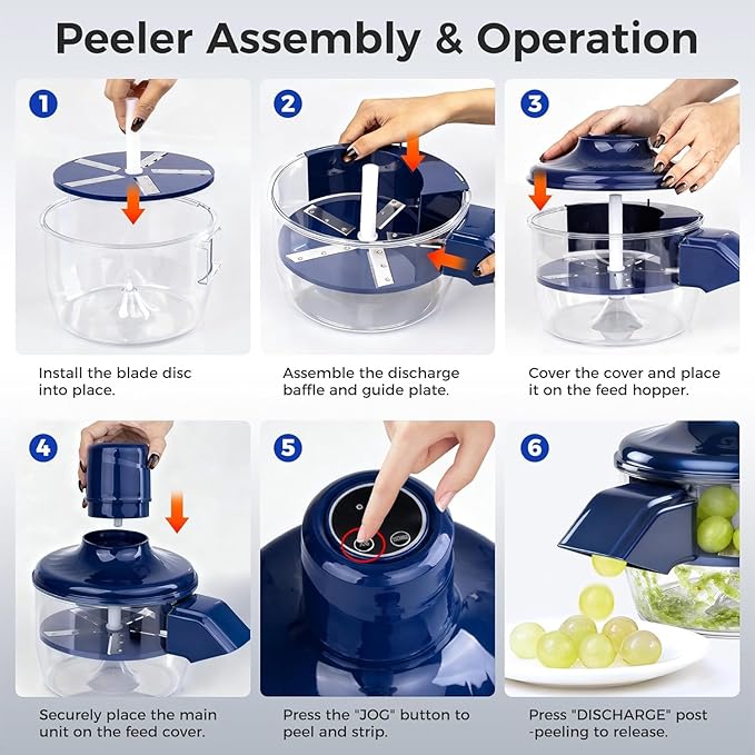 Automatic Electric Fruit and Vegetable Peeler
