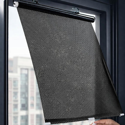 Retractable Suction Cup Window Roller Blind