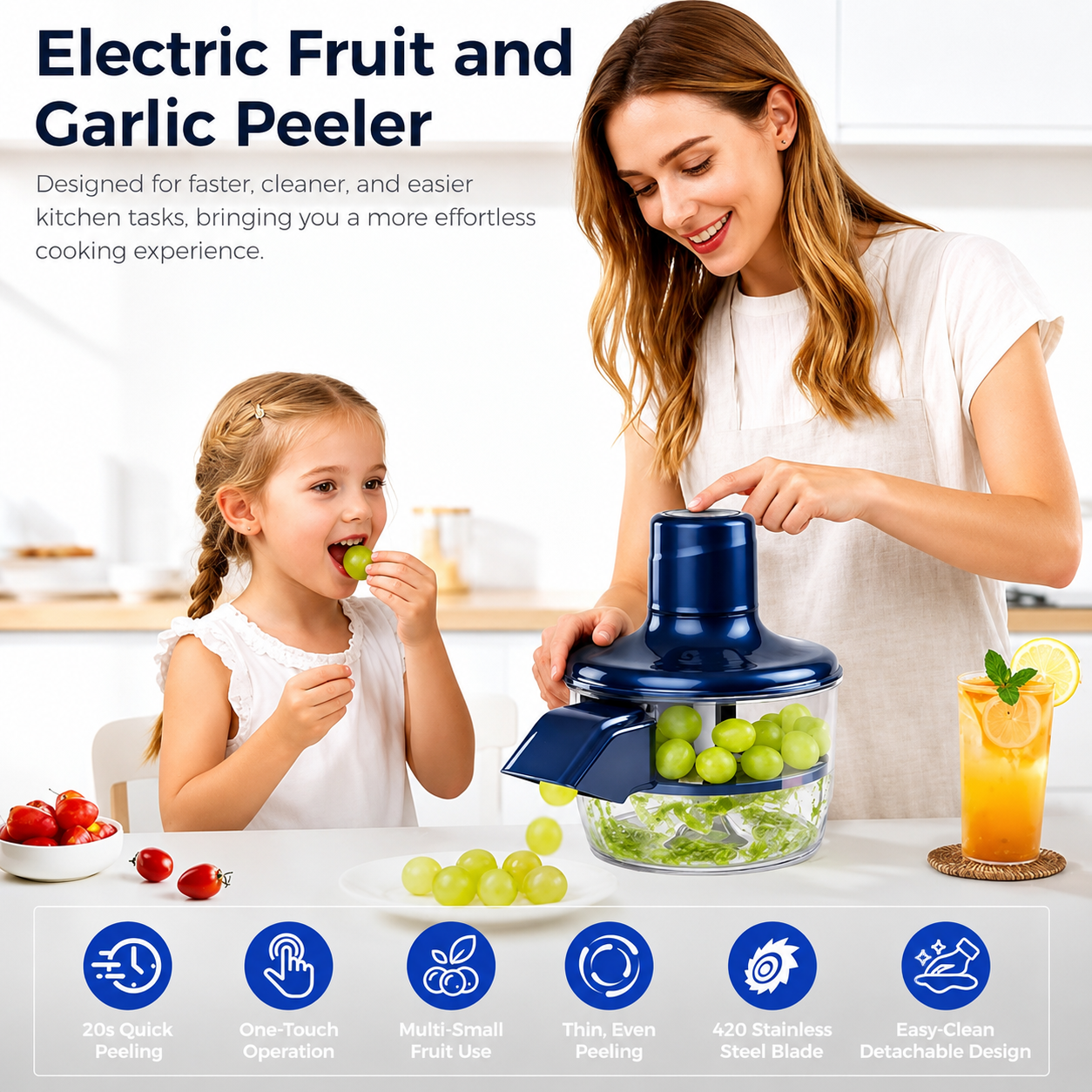 Automatic Electric Fruit and Vegetable Peeler