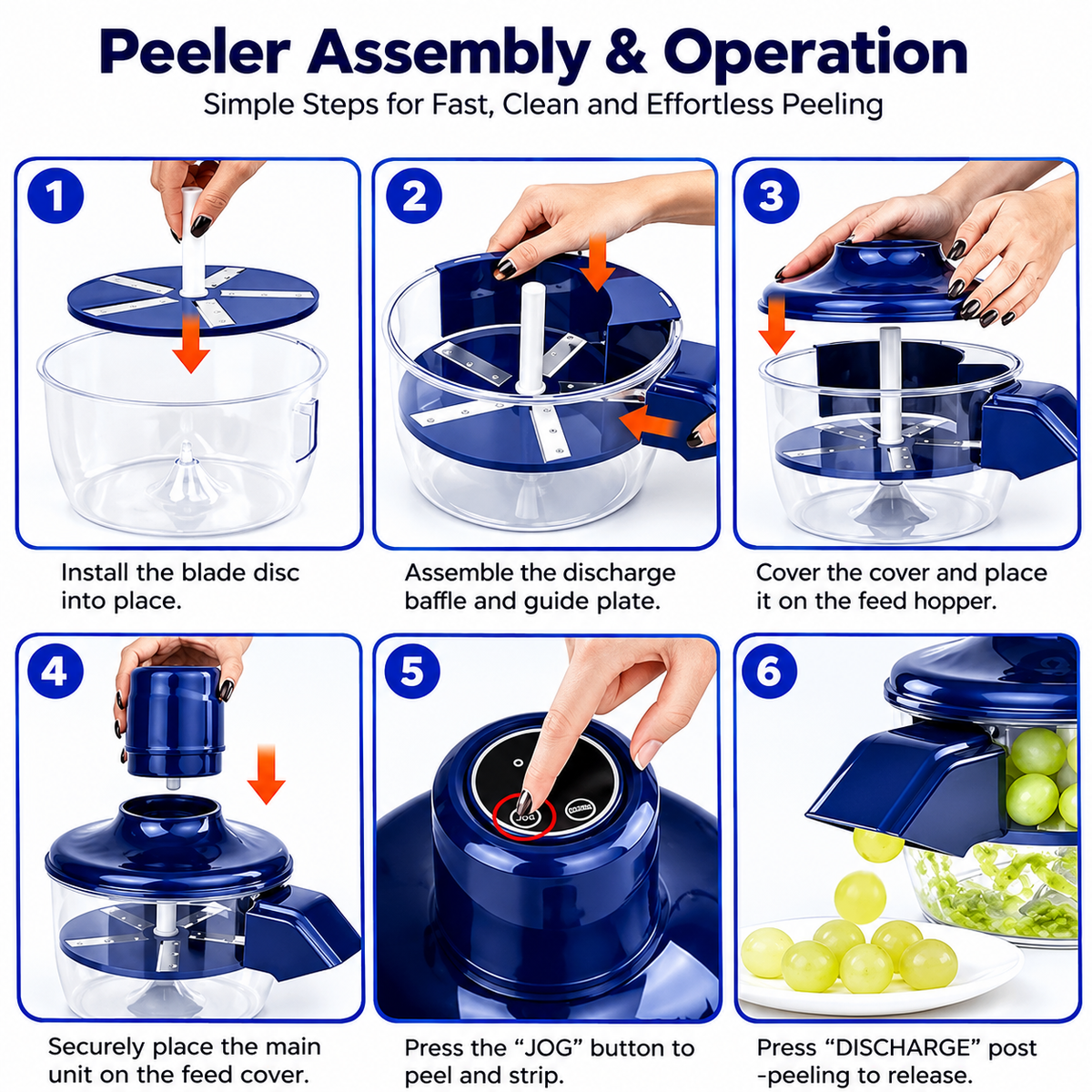 Automatic Electric Fruit and Vegetable Peeler