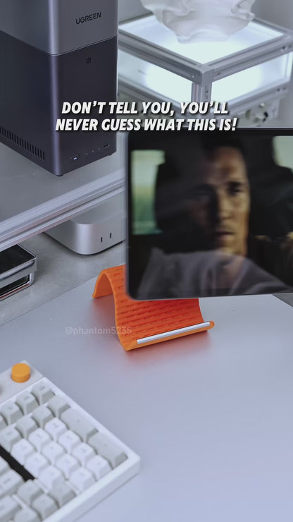 Flexible Silicone Phone Stand with Aluminum Core