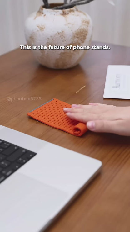 Flexible Silicone Phone Stand with Aluminum Core