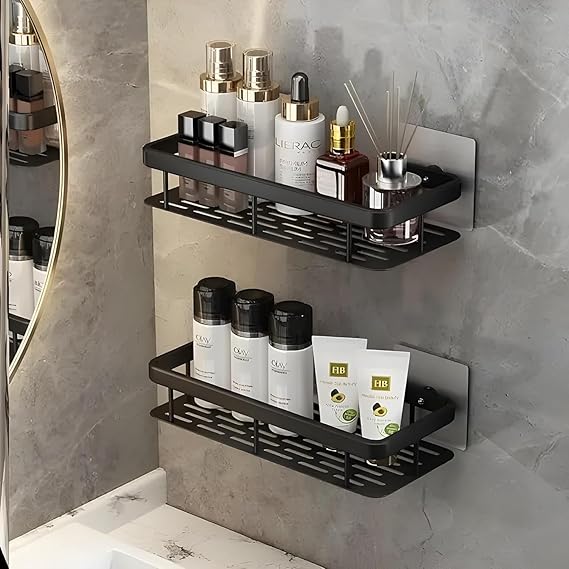 Adhesive Bathroom Shelf for Wall(pack of 2)